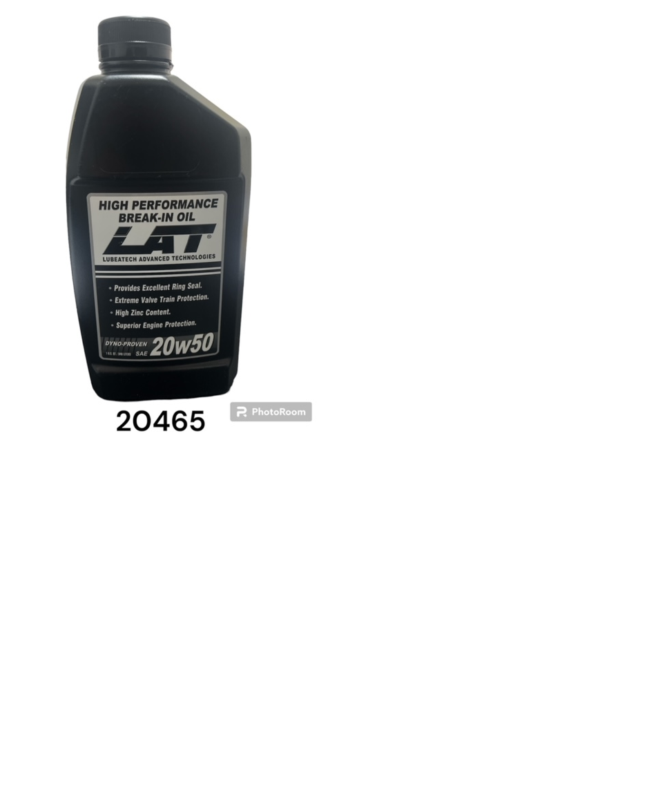 BREAK-IN OIL - 20W50 1 US QT
