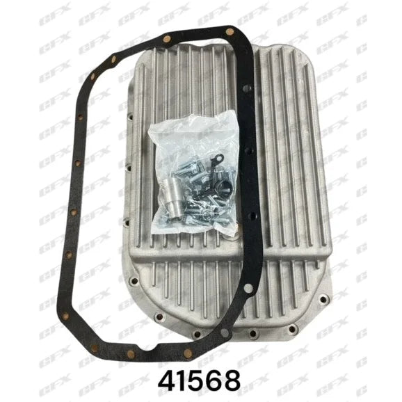 OIL PAN - 4L80E 1989-ON GM ALUMINUM DEEP PAN W/ DRAIN PLUG Extender bolts washers and Farpak Gasket Performance Parts